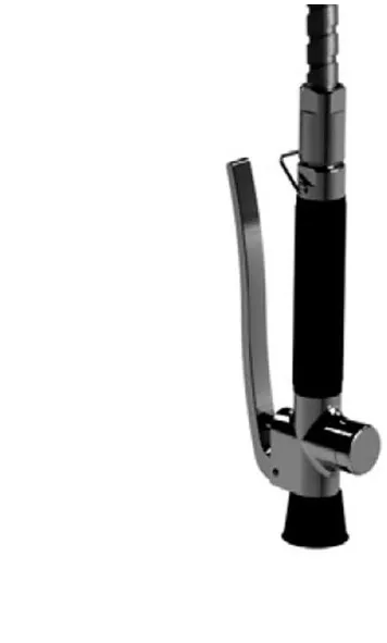 Kriss handdusch för Euroclean-storköksblandare enkel 1/2rg