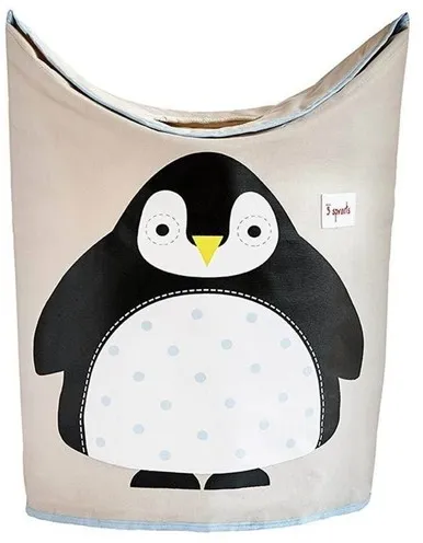 3 Sprouts Tvättkorg, Pingvin